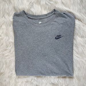 Vintage Grey Nike Embroidered T-Shirt